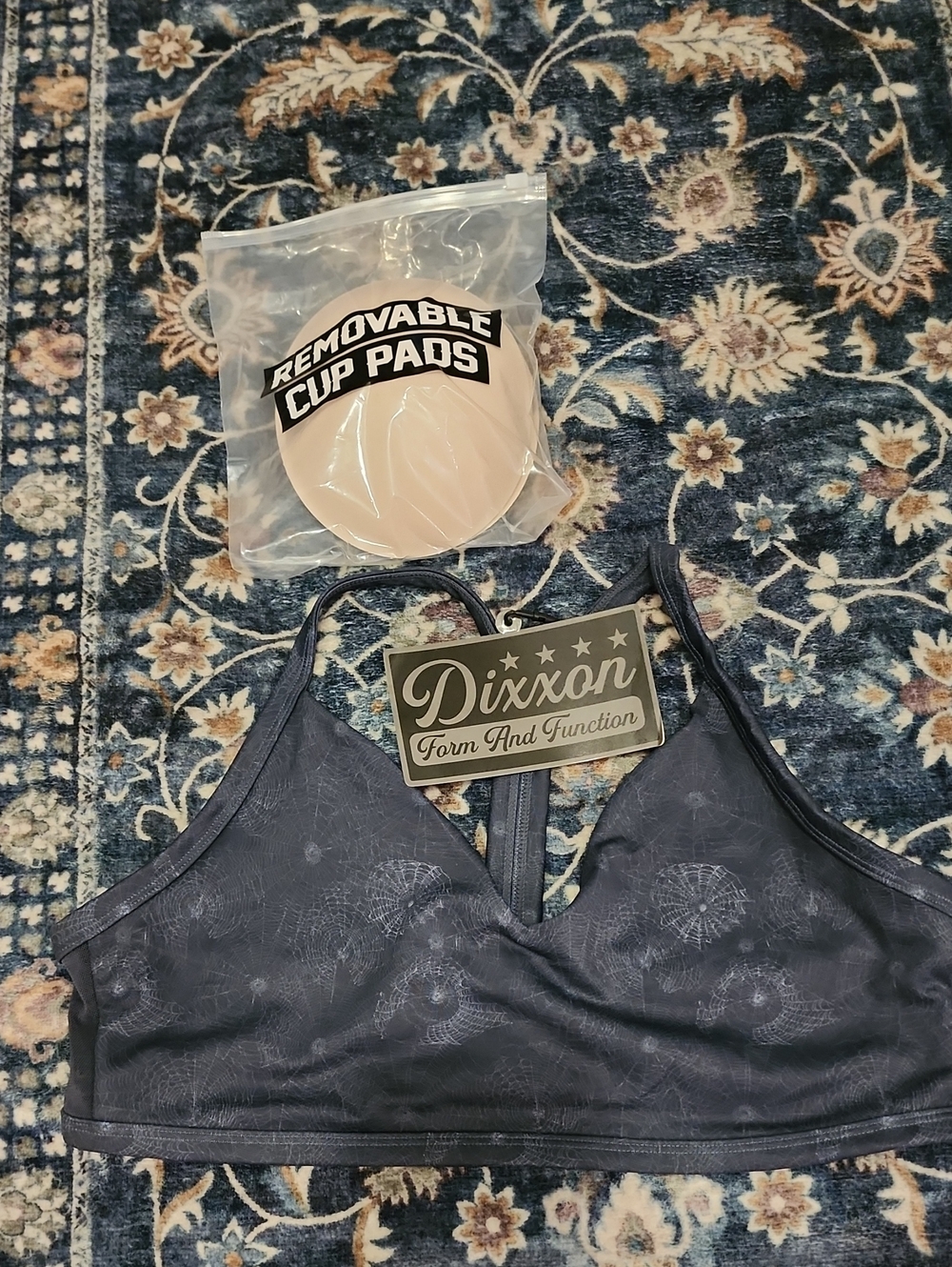 DIXXON Spiderweb Bra with Removable Pads
